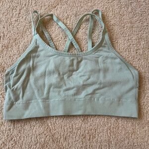 Ryka Mint Green Cross-Back Sports Bra